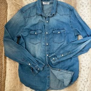 Express Men denim Chambray